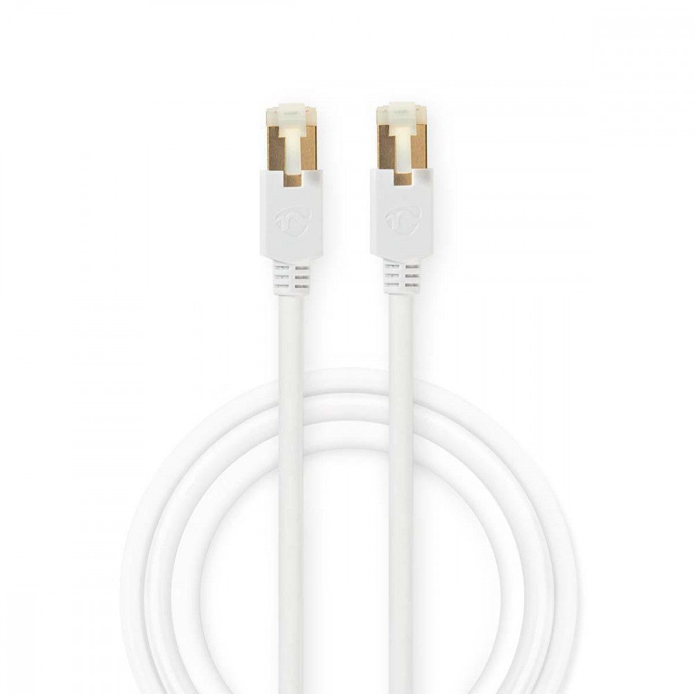 CAT6 S/FTP Network Cable RJ45 (8P8C) Male to Male 3m White