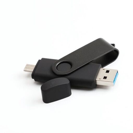 Leshp 2-in-1 OTG USB Drive 32GB USB 3.0 Black