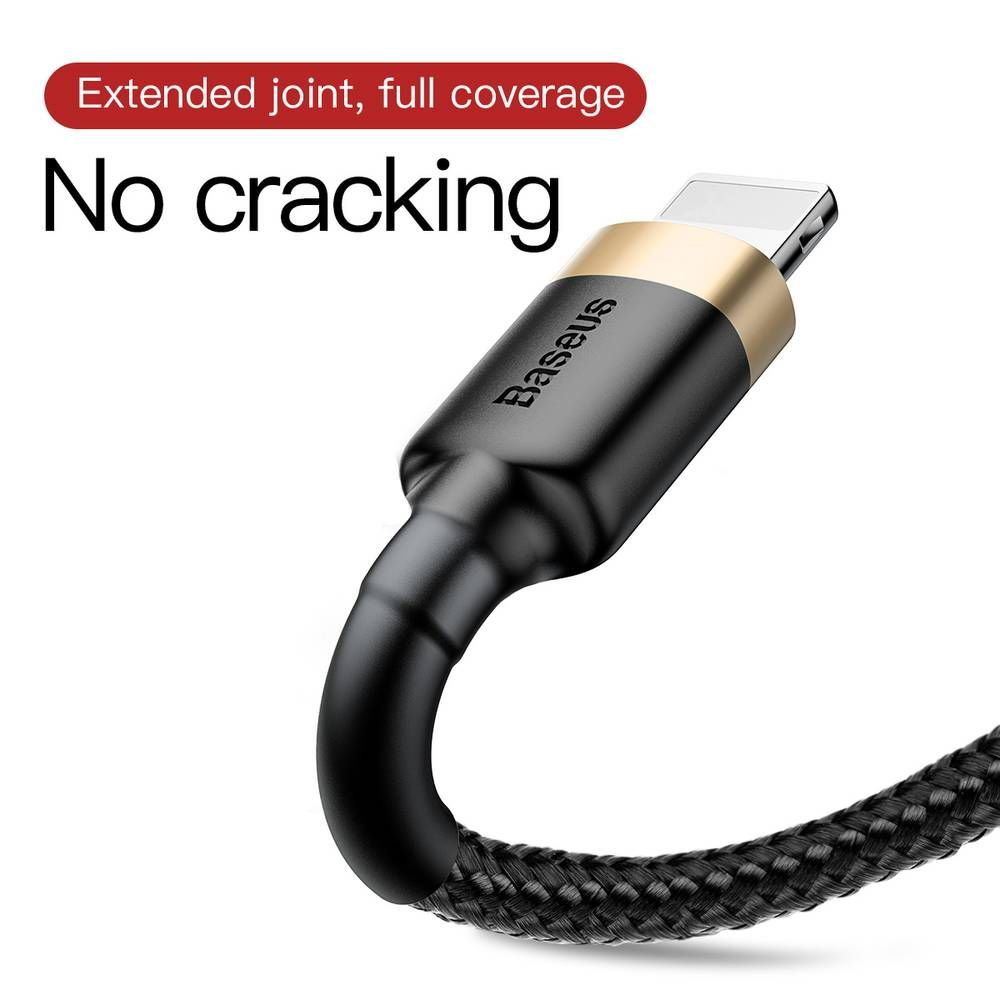 Baseus Lightning Cable 2A, 3m Gold/Black