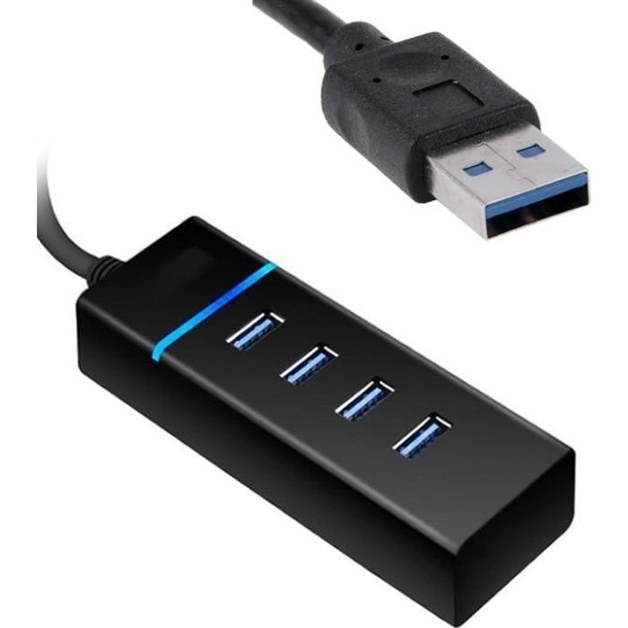 HOMDOX 4-Port USB 3.0 Hub - Lightweight Adapter