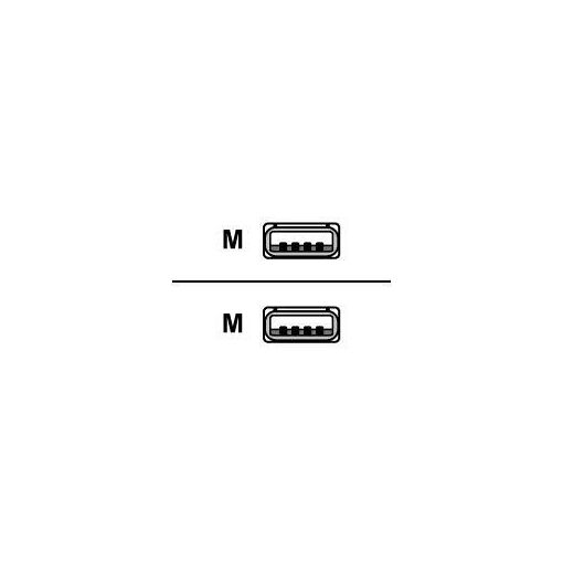 Roline USB Cable - 4.5m - Black
