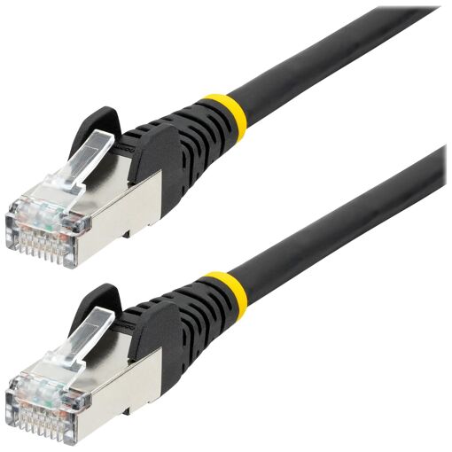 Cable Ethernet StarTech de 5 m CAT6a - S/FTP, 10 GbE PoE, Negro