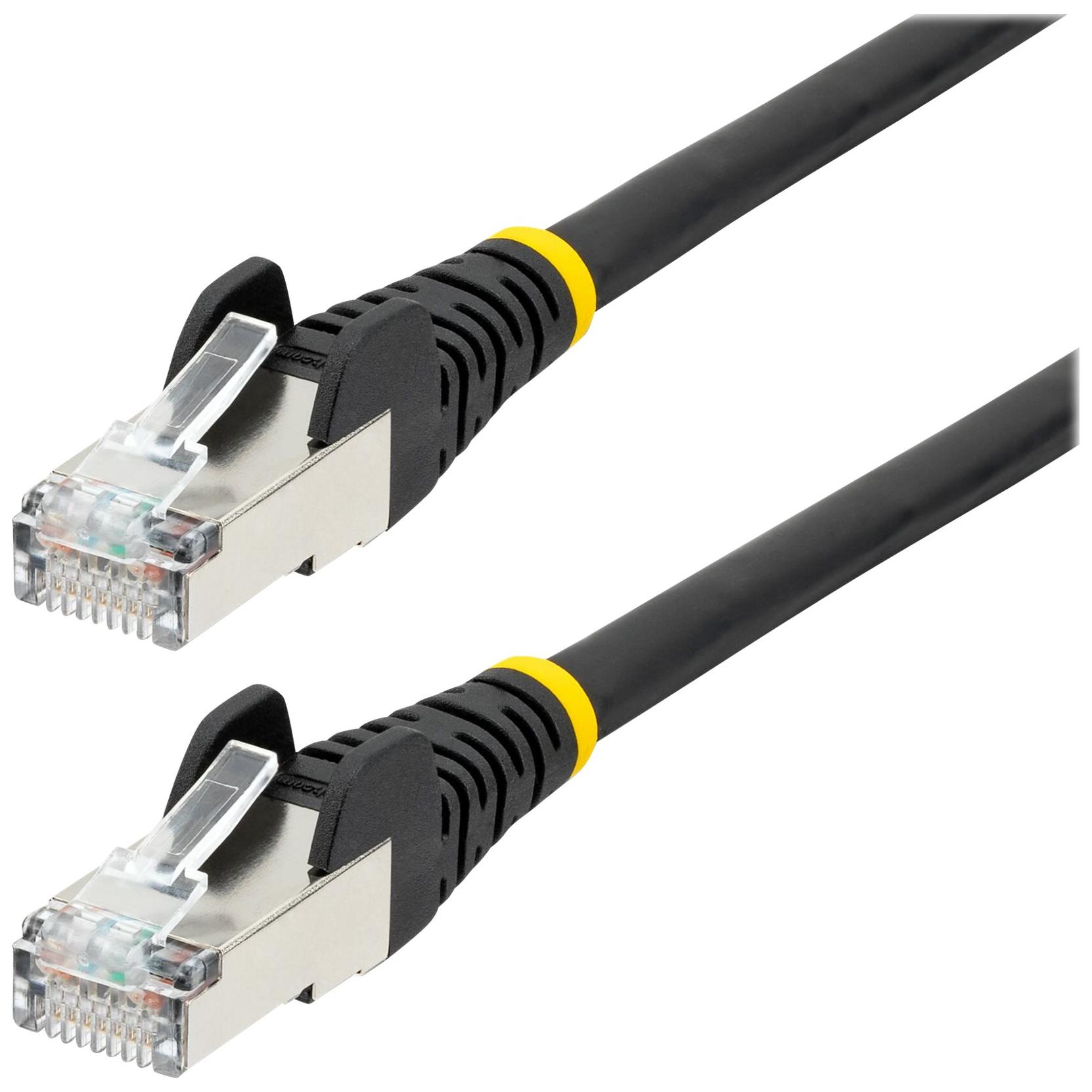 StarTech 5m Ethernet Cable CAT6a - S/FTP, 10GbE PoE, Black