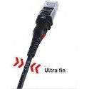 PatchSee ThinPATCH - 1.2m CAT 6a RJ-45 Cord - Black