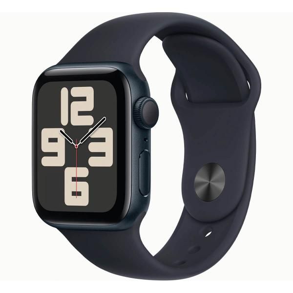 Apple Watch SE (2nd Gen) 2023 - GPS, 44mm Aluminum Case & Sport Band (Midnight) - ML