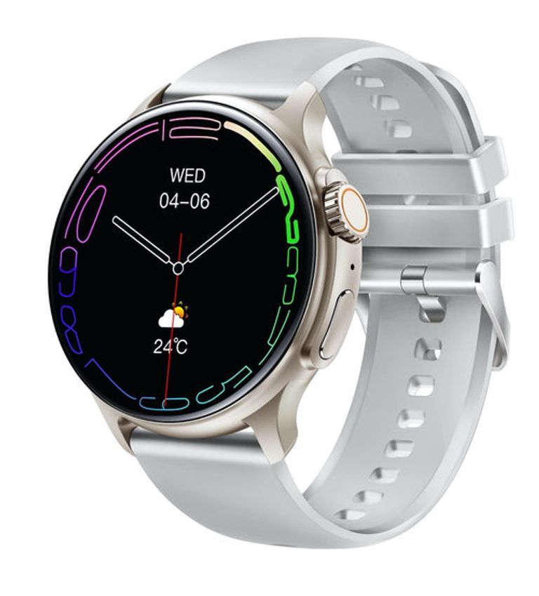Emporia WATCHjoy 1.43" Digital AMOLED Watch Silver