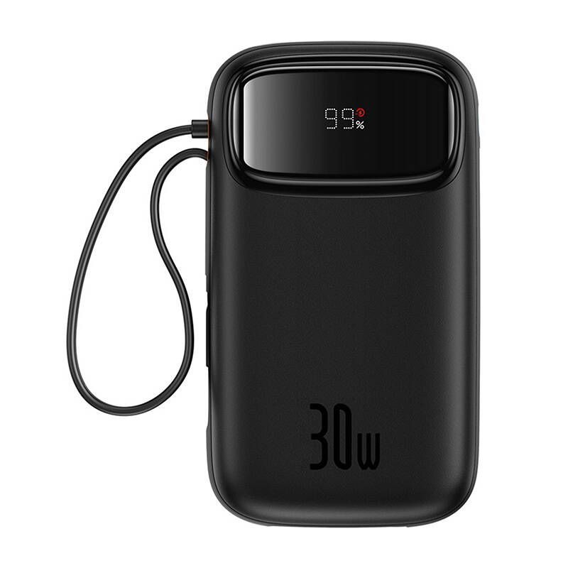 Baseus 20000mAh Lithium-Polymer (Lipo) Power Bank - Black