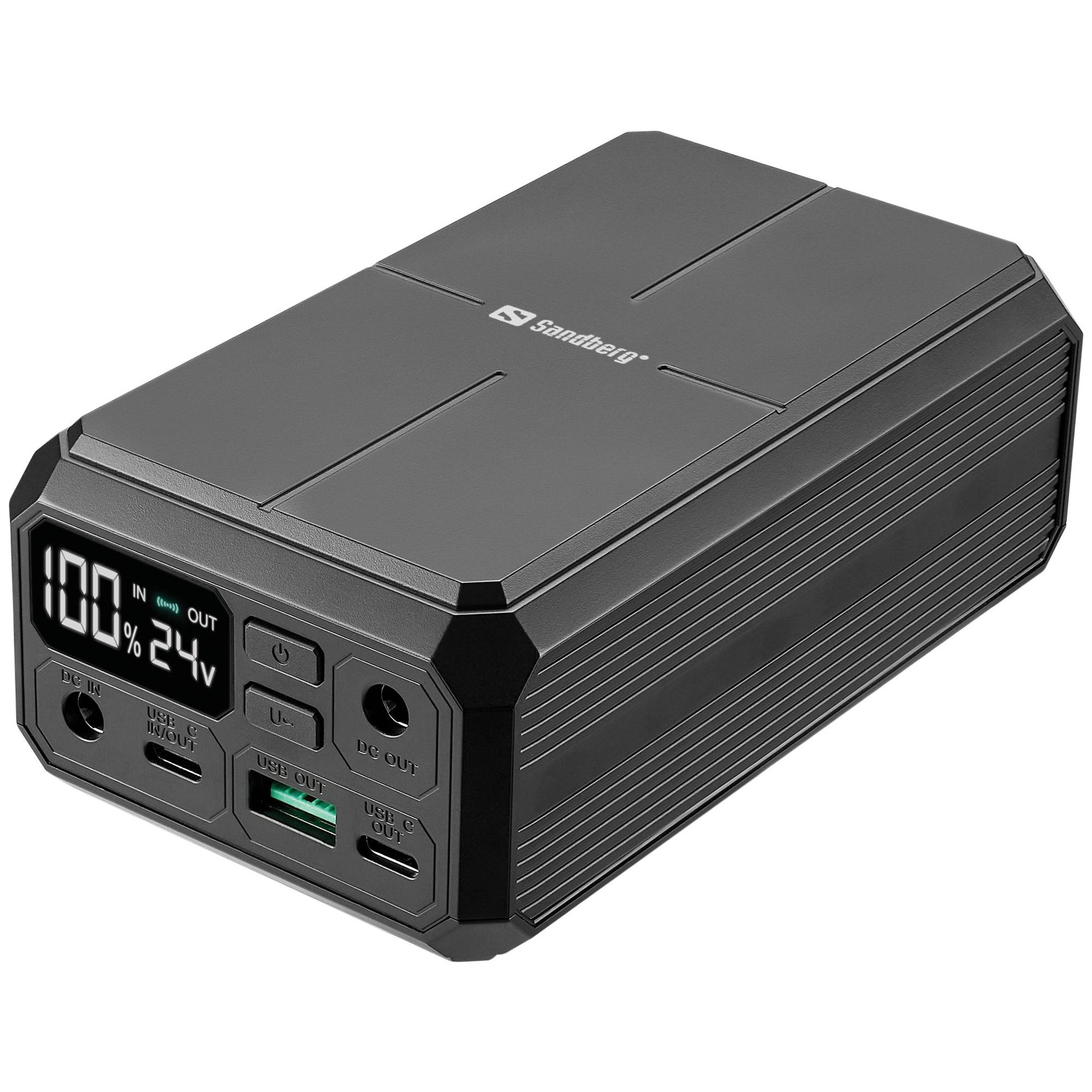 Sandberg Laptop Powerbank 27000 mAh, 100W PD, Black