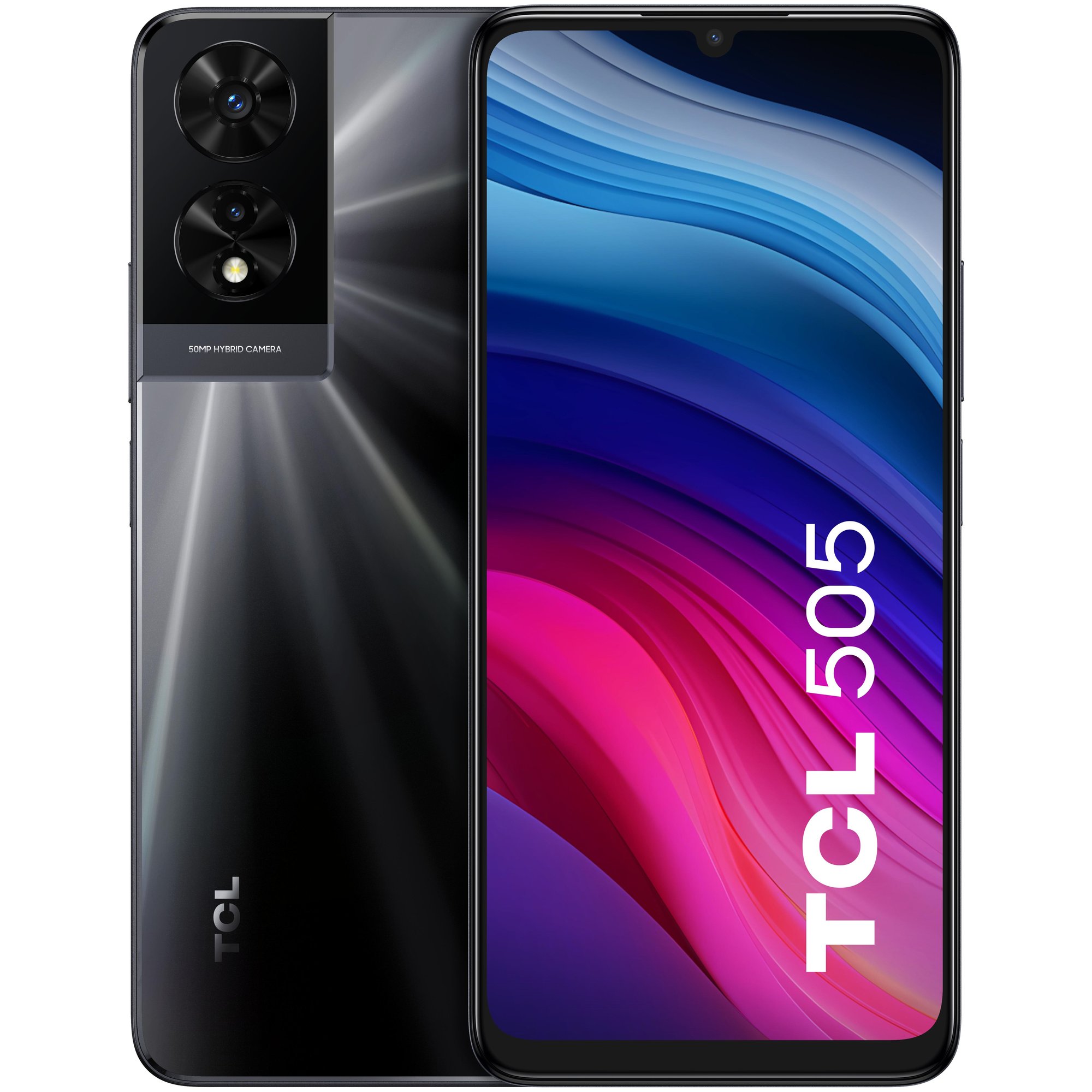 TCL 505 - 6.75" Double SIM Smartphone, 4GB RAM, 512GB Storage, Android 14