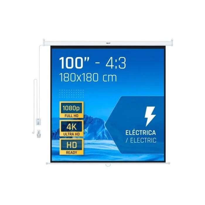 Igual Electric Screen 4:3 100' 180x180 cm