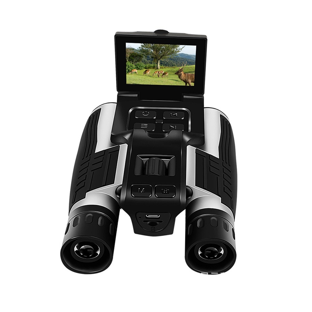 INF Digital Binoculars 12x32 with 2.5K Video & 48MP Photo, 8x Zoom IPS Screen