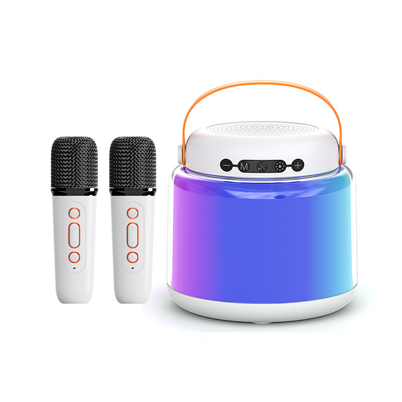 INF Y8 Dual Microphone Karaoke Machine with Bluetooth Speaker