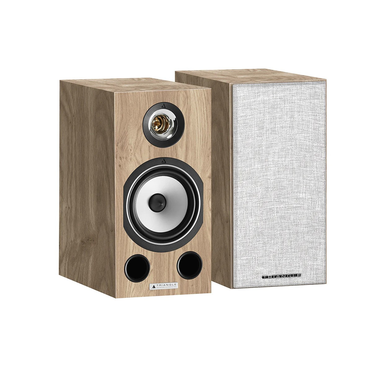 Triangle Comet EZ Oak Clear Bookshelf Speakers (Pair)