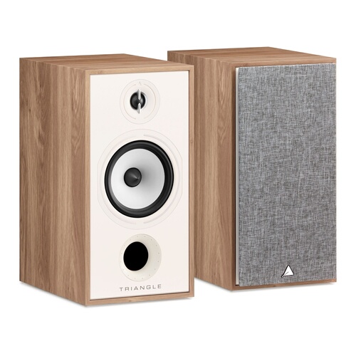 Triangle BR04 Bookshelf Speaker (Oak Light) - Pair