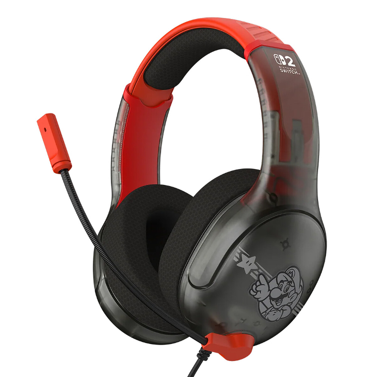 Auricular de juego con cable Turtle Beach Airlite Fit para Nintendo Switch 2 (Mario Star)