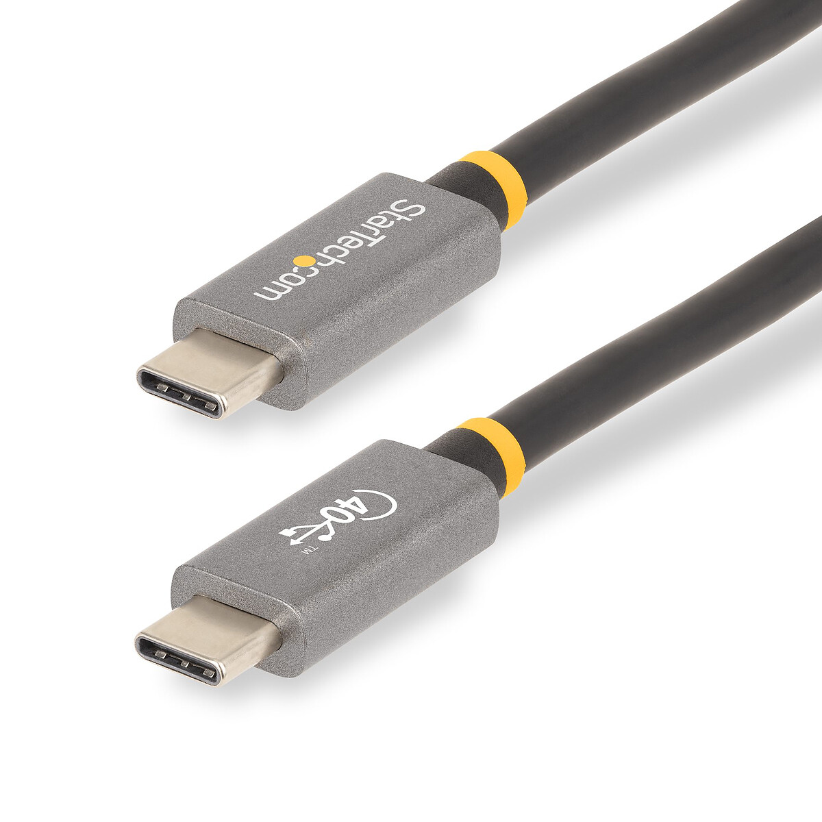 StarTech.com USB4 Cable, USB-C to USB-C, 40 Gbps, 8K 120Hz/4K 240Hz, Thunderbolt 4/3 with Power Delivery 100W - M/M - 1m