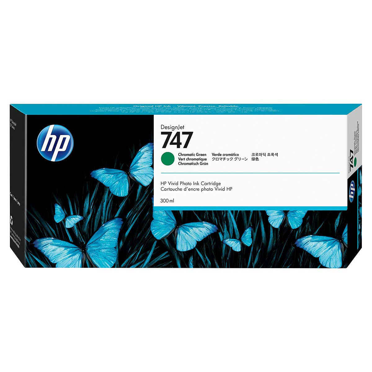 HP DesignJet 747 (P2V84A) - Vert chromatique