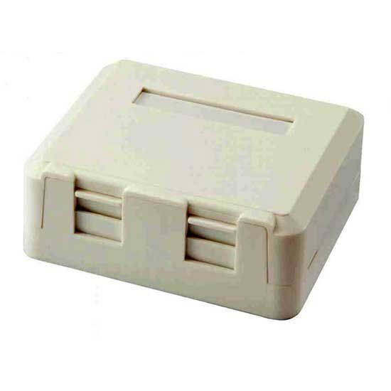 Equip RJ45 Cat 6A Wall Plate with 2 Ports