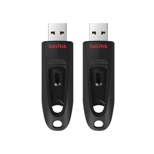 SanDisk Ultra 128GB USB 3.0 Flash Drive (2-Pack)