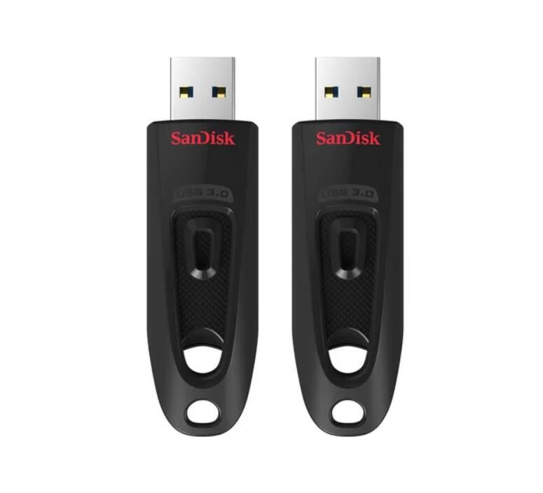 Unidad flash SanDisk Ultra 128 GB USB 3.0 (paquete de 2)