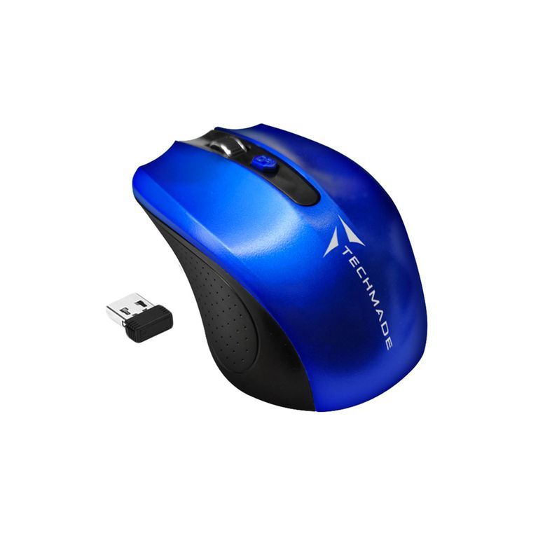 Techmade Wireless Optical Gaming Mouse TM-XJ30-BL (Ambidextre, 1600 DPI)