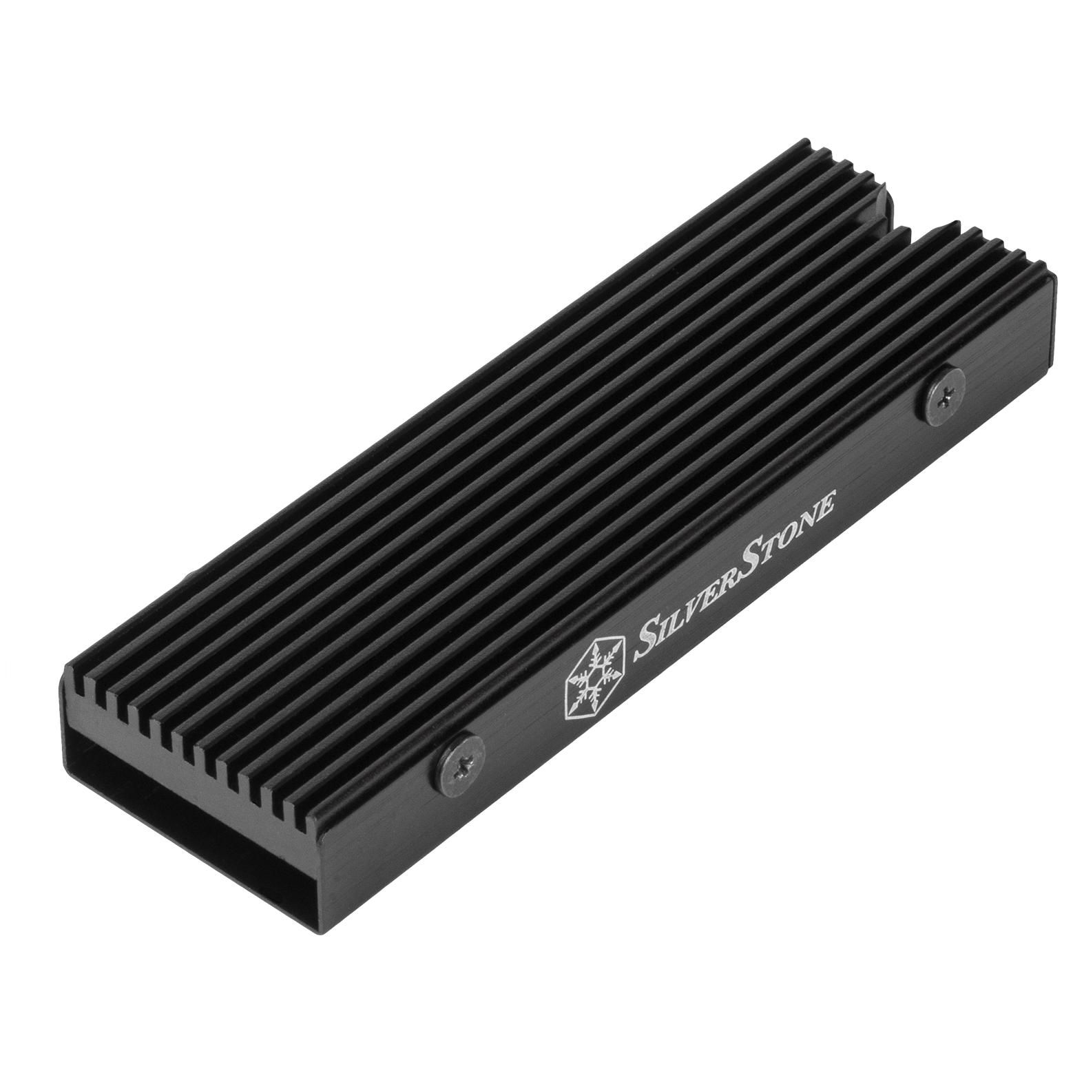 Silverstone TP05 Electronic Disk Thermal Dissipator/Radiator, Black