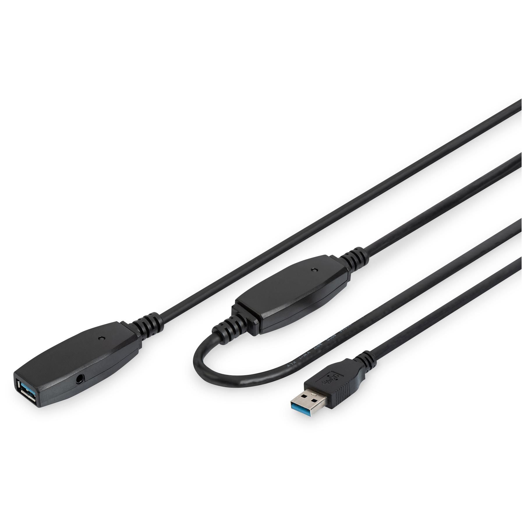 Câble d'extension actif USB 3.0 Digitus, 10 m