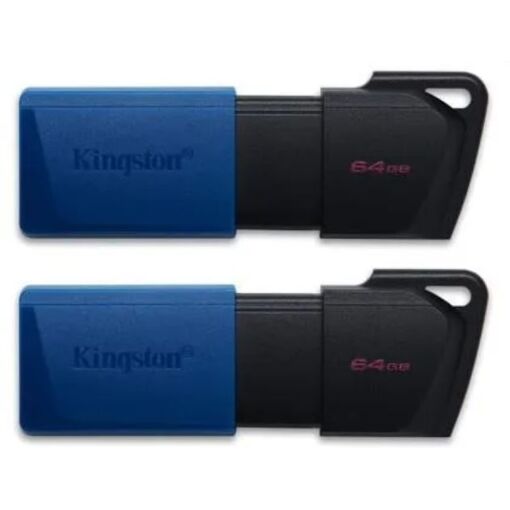 Kingston DataTraveler Exodia M 64GB USB 3.2 Gen 1 Flash Drive (Black + Blue)