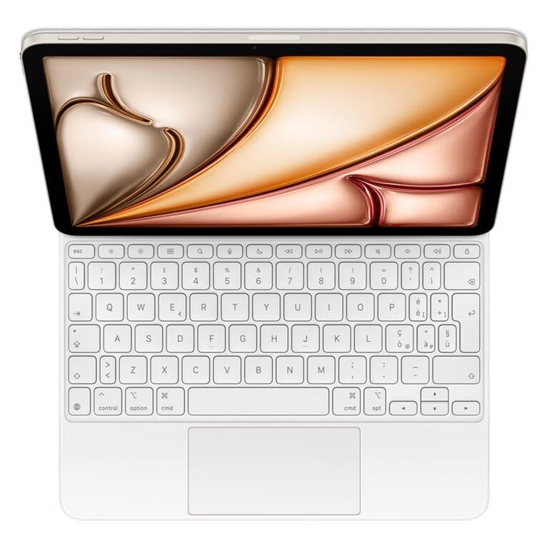 Clavier Magic Apple - Saisie QWERTY en italien et étui avec trackpad - Pour iPad Air 10,9 pouces (4e et 5e génération) et iPad Air 11 pouces (M2, M3)