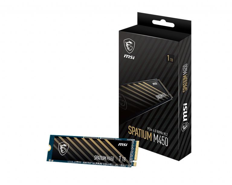 MSI Spatium M450 PCIe 4.0 NVMe M.2 SSD - 1TB