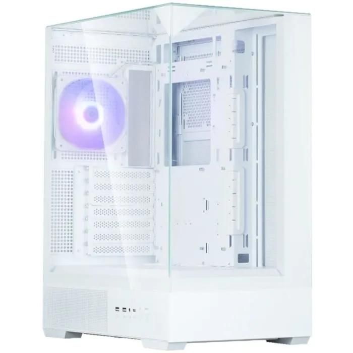 Caja de PC Zalman P40 Prisma - Torre media - Factor de forma ATX - Blanco