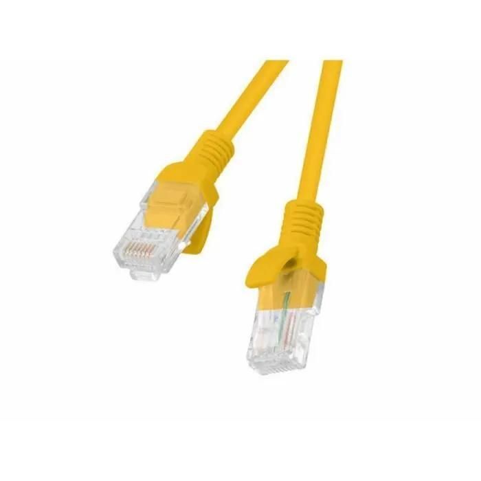 Lanberg Network Cable - PCU5-10CC-0300-O - Cat5e - U/UTP - 3 Feet - Orange