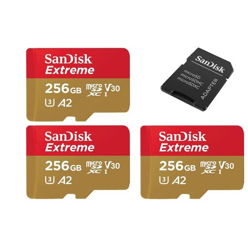 SanDisk Extreme MicroSDXC Card - 256GB, Class 10