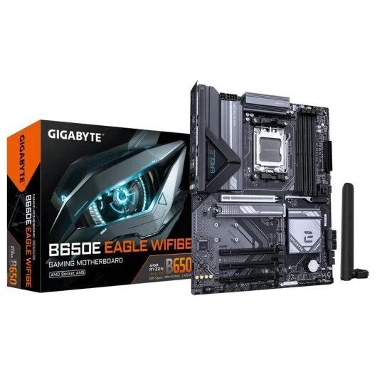 Placa base Gigabyte B650E Águila Wi-Fi 6E ATX - AM5, DDR5 256 GB, Wi-Fi 6E