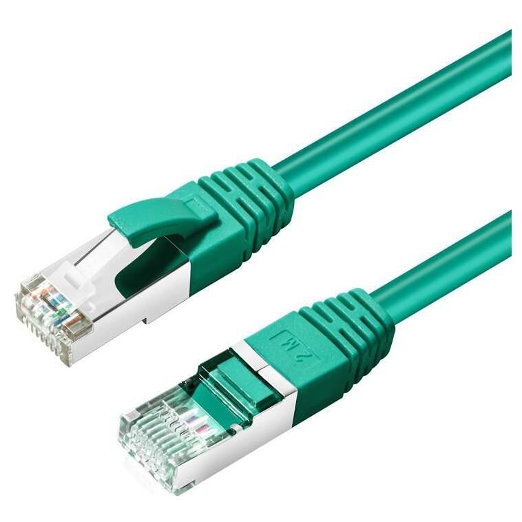 MicroConnect Cat6 S/FTP Cable, 2m, Green