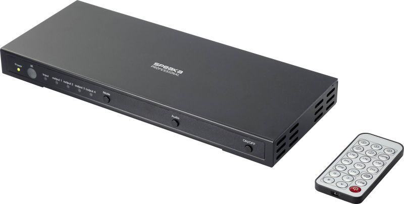 SpeaKa Professional 1+4 Port HDMI Switch