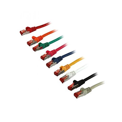 Cable de red Cat6 Synergy21, 25 m, Conexiones RJ-45 masculinas, Amarillo