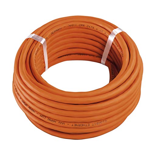 Hama Cat.7 Ethernet Cable, 25m, Orange (00020098)