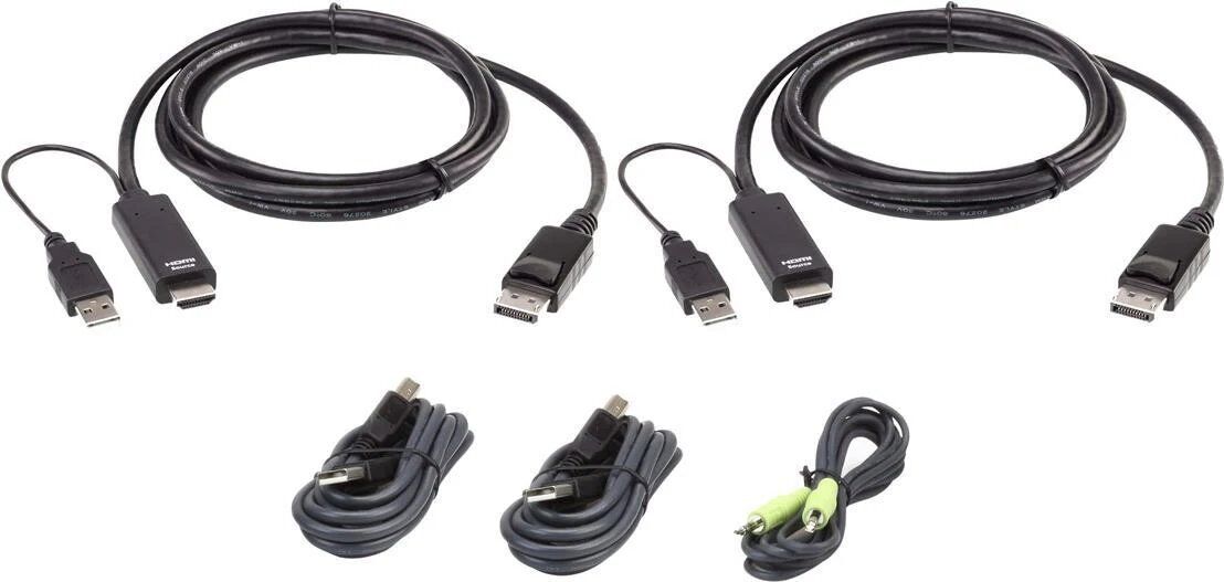 ATEN 2L-7D02UHDPX5 Video, Audio and Data Cable Kit for ATEN CS1144DP4C, CS1148DP4, and CS1148DP4C