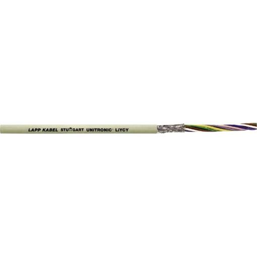 Câble de données LAPP 34306-100 UNITRONIC LIYCY, 6 conducteurs en cuivre de 0,14 mm², gris, 100 m