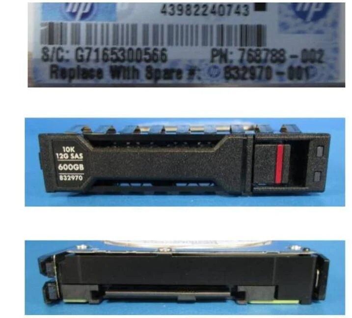 HP Enterprise HPE SPS-DRV 600GB 12G 10K SFF SAS HDD (832970-001)