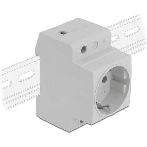 Delock Schutzkontakt Socket Set, 5-Pack for DIN Rail Mounting (11472)