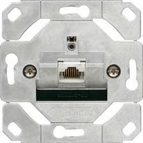 GIRA 245100 RJ-45 Data Socket, Aluminium