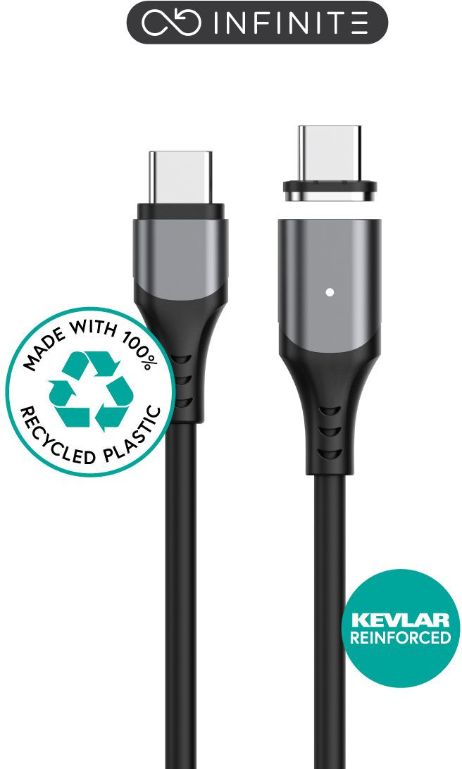 eSTUFF USB-C Cable 2m, USB 2.0, Black