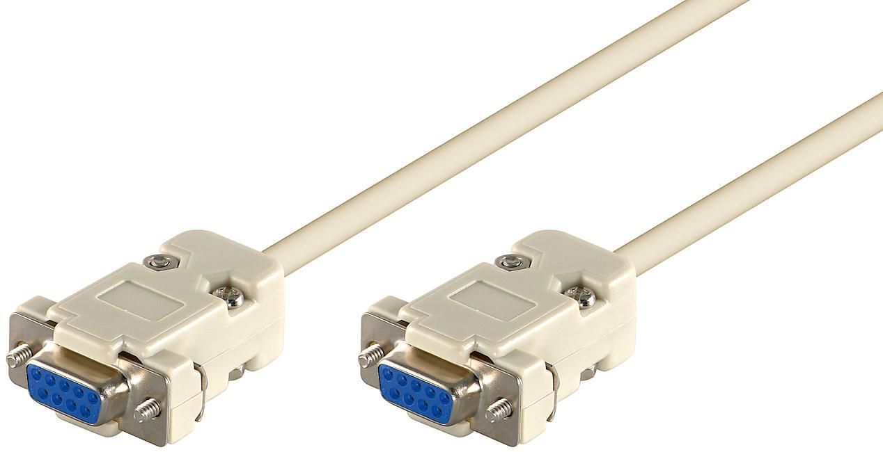 MicroConnect SCSENN2N 1.8m DB-9 Cable Series White