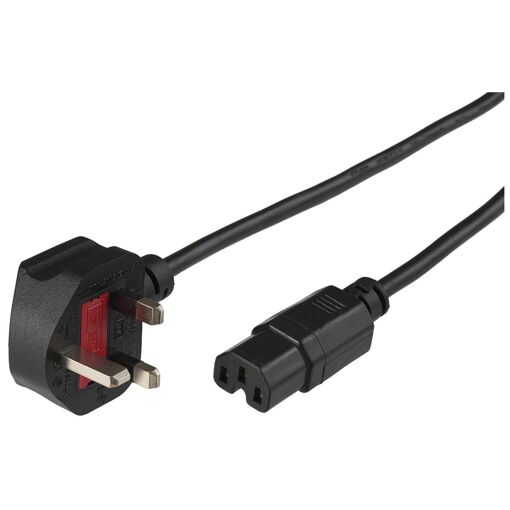 Cable de potencia MicroConnect, 2 m, Enchufe tipo G a conector C15