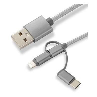 CoreParts Micro-USB Cable 1m Grey