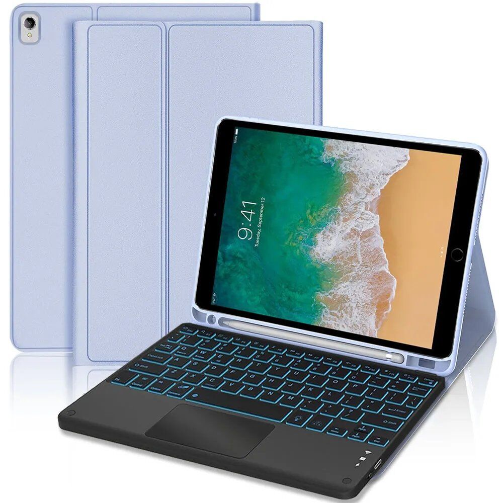 iPad Air 3/Pro 10.5-inch Case with Keyboard - Lavender