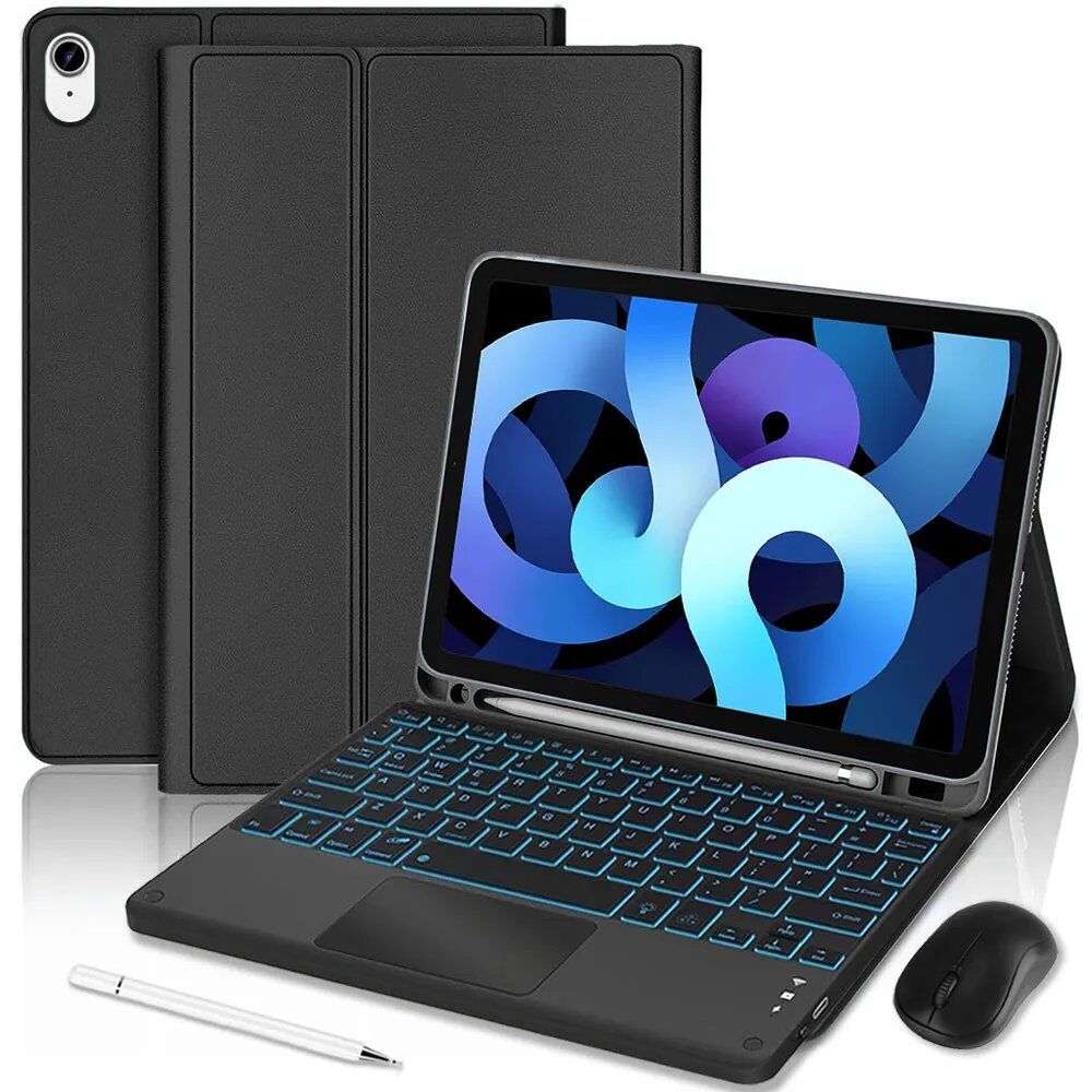 E.F.Connection iPad Air Case with Keyboard, Mouse and Stylus