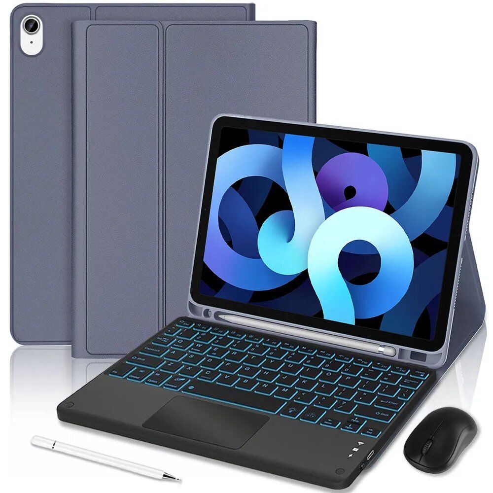 iPad Air Case with Detachable Keyboard and Stylus - E.F.Connection